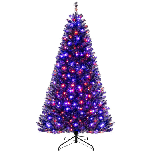 Artificial Christmas tree from Wilsons Home Store, 6/7/8 feet tall with multi-mode lighting and spooky sound effects for holiday decor