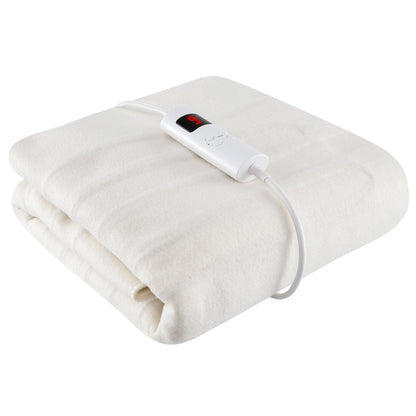 Machine Washable Electric Bed Warmer with Dual Controller 9 Heat Setting and 9-Hour Auto Off and Overheat Protection-King Size