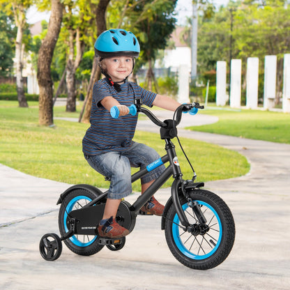 Kids Bike with Adjustable Handlebar and Saddle Black-16 inches