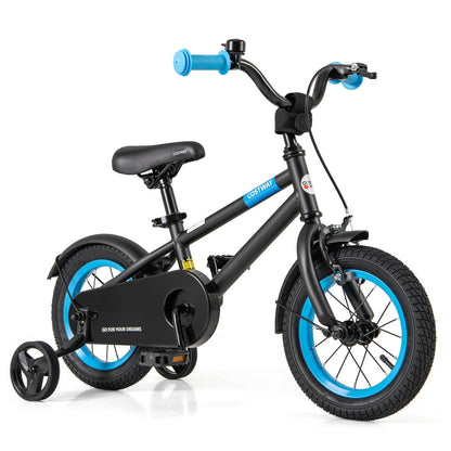 Kids Bike with Adjustable Handlebar and Saddle Black-16 inches