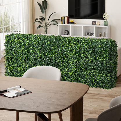 Faux Greenery Room Divider Decorative Privacy Screen Fence Hedge Wall-M