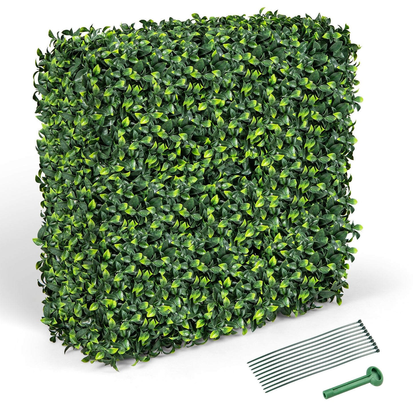 Faux Greenery Room Divider Decorative Privacy Screen Fence Hedge Wall-M