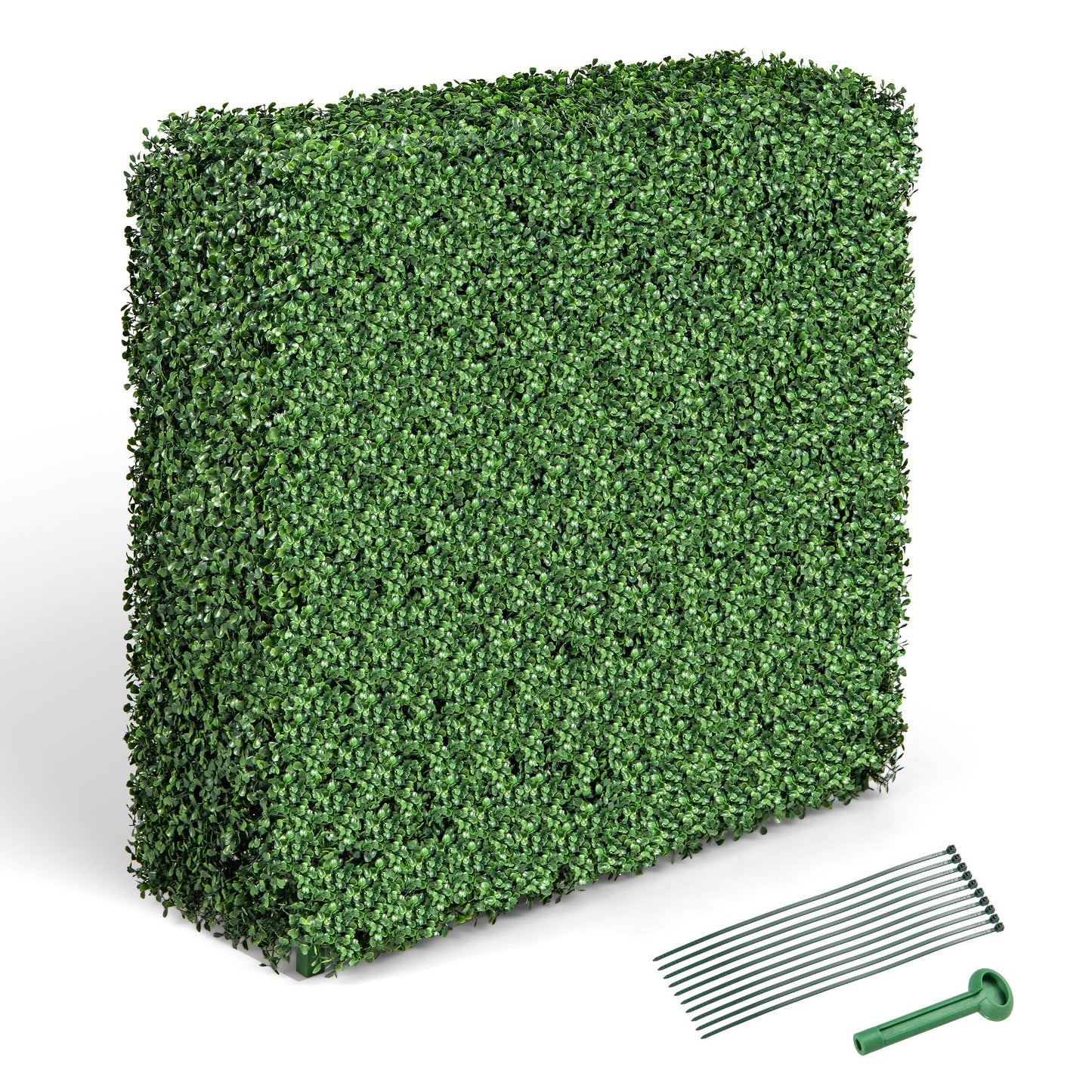 Faux Greenery Room Divider Decorative Privacy Screen Fence Hedge Wall-M