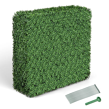 Faux Greenery Room Divider Decorative Privacy Screen Fence Hedge Wall-M