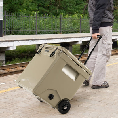 42 Quart Hard Cooler with Wheels and Handle