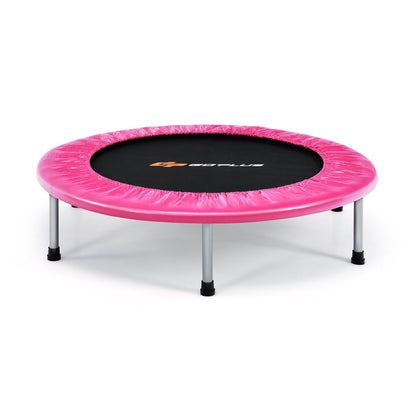 36 Inch Mini Folding Trampoline Portable Recreational Fitness Rebounder-Blue
