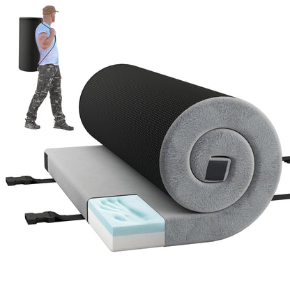 Indoor outdoor Sleeping mat with High density foam Cushion and Carrying Bag-Gary