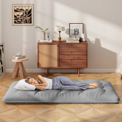 Futon Mattress with Washable Cover and Carry Bag-King Size