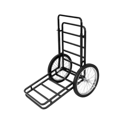 Double-Layer Deer Cart with 20 Inch Rubber Wheels