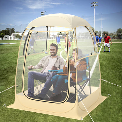 Instant pop-up sports tent by Wilsons Home Store, portable camping tent with carrying bag and floor mat for 1-2 or 5-6 people.