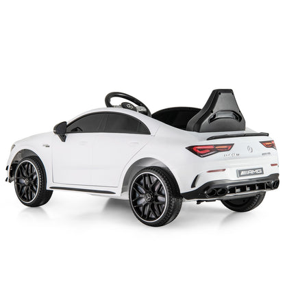 12V Kids Ride on Car Mercedes-Benz AMG CLA 45 with Remote-Black