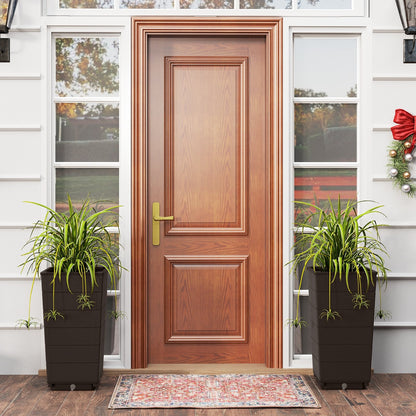 Modern Flower Planter for Front Porch and Lobby-Black