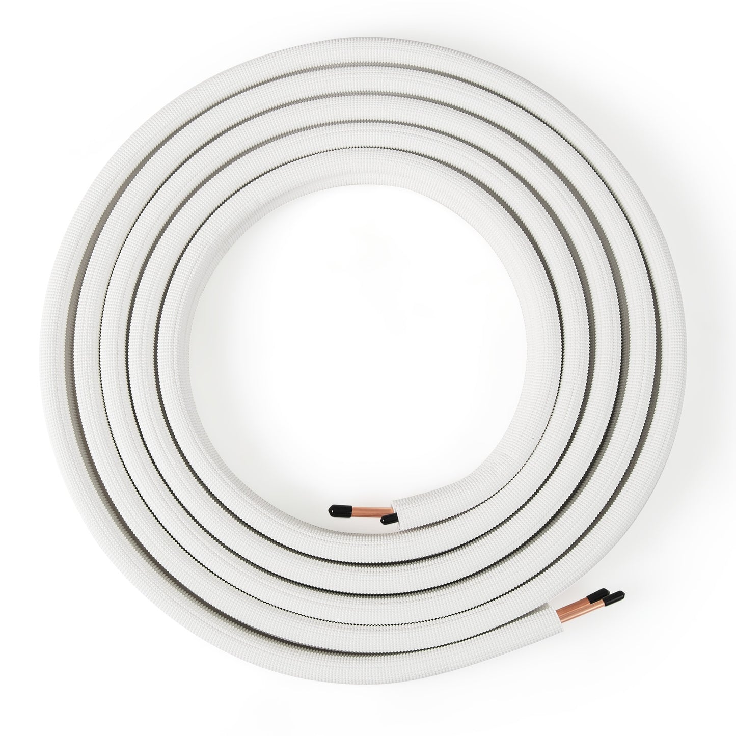 25 Feet Mini Split Line Set with 1/4 Inch and 3/8 Inch O.D. Copper Pipes Tubing