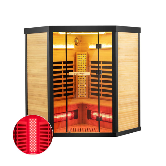 Wide Spectrum Red Light Near Far Infrared Sauna Room for 3-5 People