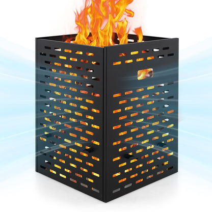 30 Inches Ultra Thick Burn Barrel with Venting Patterns and 4 Cross Braces