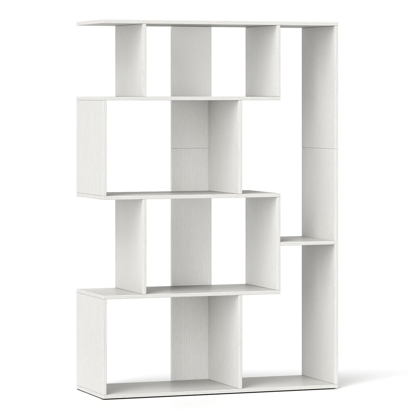 47 Inch 6-Cube Open-back Geometric Bookshelf for Bedroom Living Room-Natural