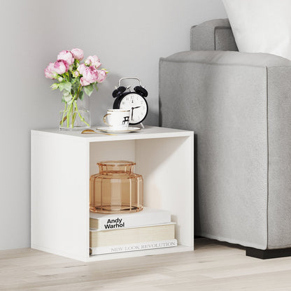 Cube Storage Organizer Stackable Open Book Shelf Wooden Display Shelving Unit-Rustic Brown