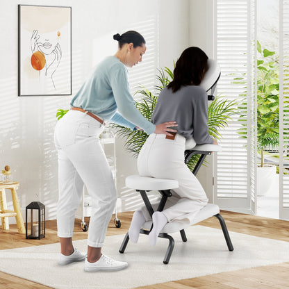 PU Leather Pad Travel Massage Chair with Carrying Bag