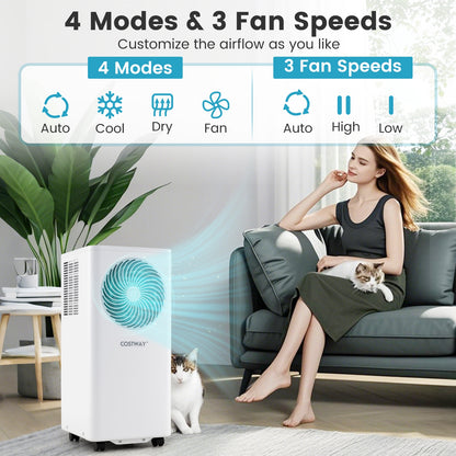 8200/10000 BTU Portable Air Conditioner 3-in-1 Stand up AC Unit with Dehumidifier-8200 BTU