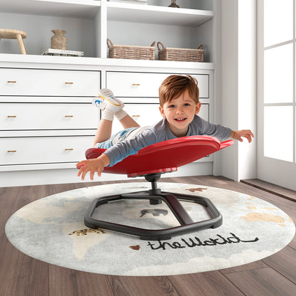 Kids Sensory Swivel Chair Elephant 360° Spinning Chair with Non-Slip Metal Base-Blue