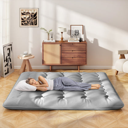 Futon Mattress with Washable Cover and Carry Bag-King Size