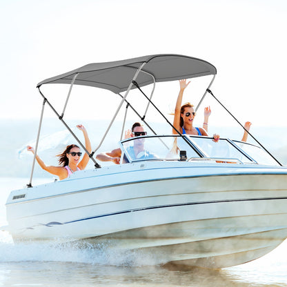 3-Bow/4-Bow Boat Bimini Top Sun Shade Boat Canopy with Storage Boot-4-Bow