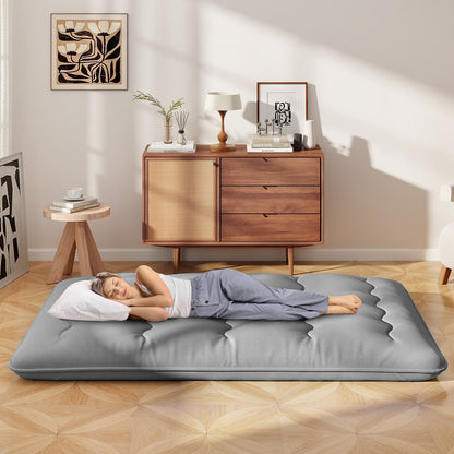 Futon Mattress with Washable Cover and Carry Bag-King Size