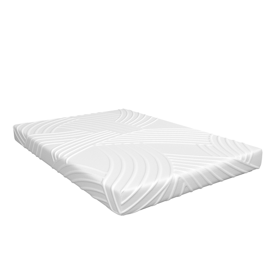 8 Inch Memory Foam Mattress with Poly Jacquard Fabric Cover-Queen Size