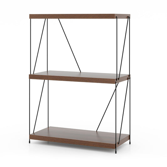 2/3/4/5-Tier Multipurpose Display Rack with Metal Frame-34 inches