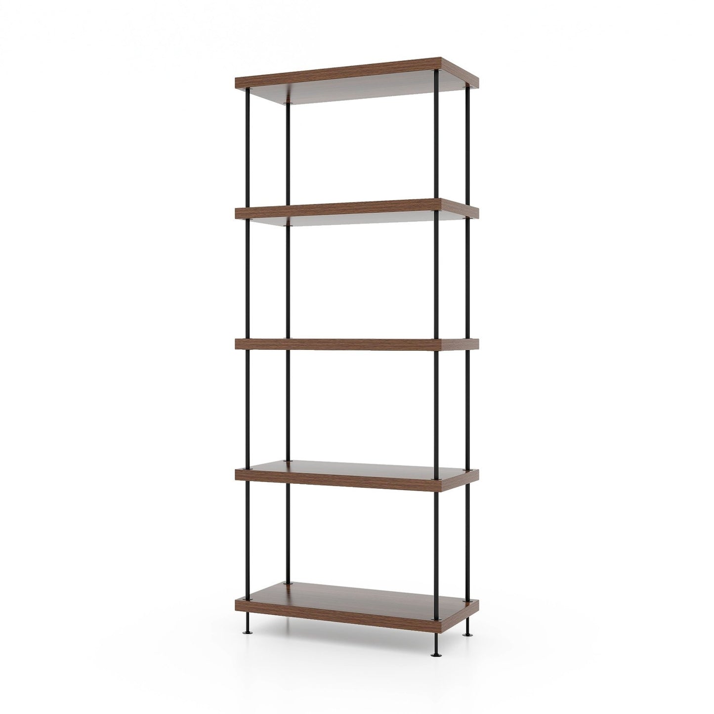 2/3/4/5-Tier Multipurpose Display Rack with Metal Frame-5-Tier