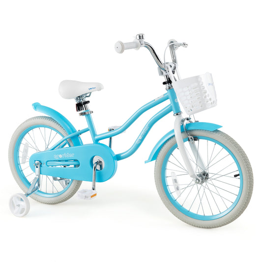14/16/18 Inch Kids Bike with Dual Brakes and Adjustable Seat-18 inches