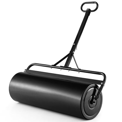 39 Inch Wide Push/Tow Lawn Roller-Black