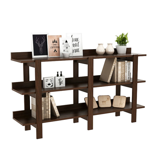59 Inch Console Table with 3-tier Open Shelf for Front Hall  Hallway and Foyer