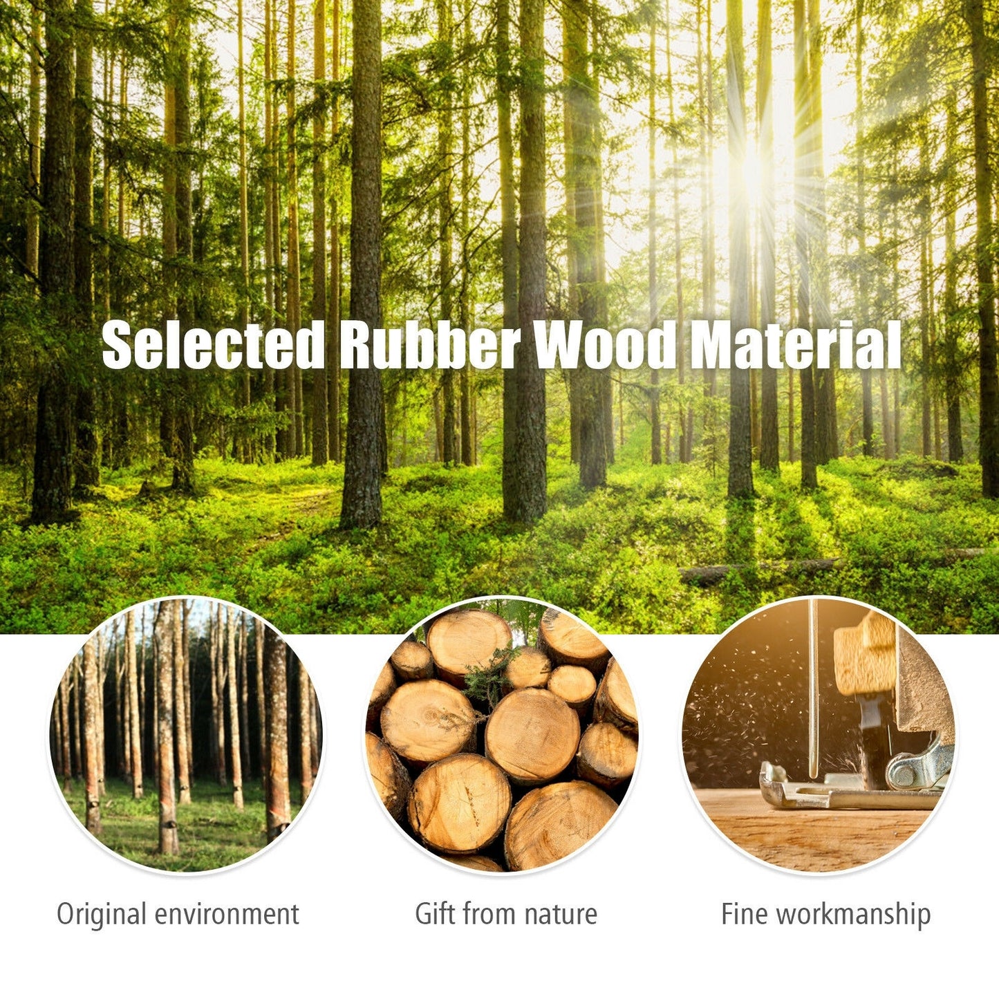 Adjustable Free Standing Wooden Coat Rack-Gray