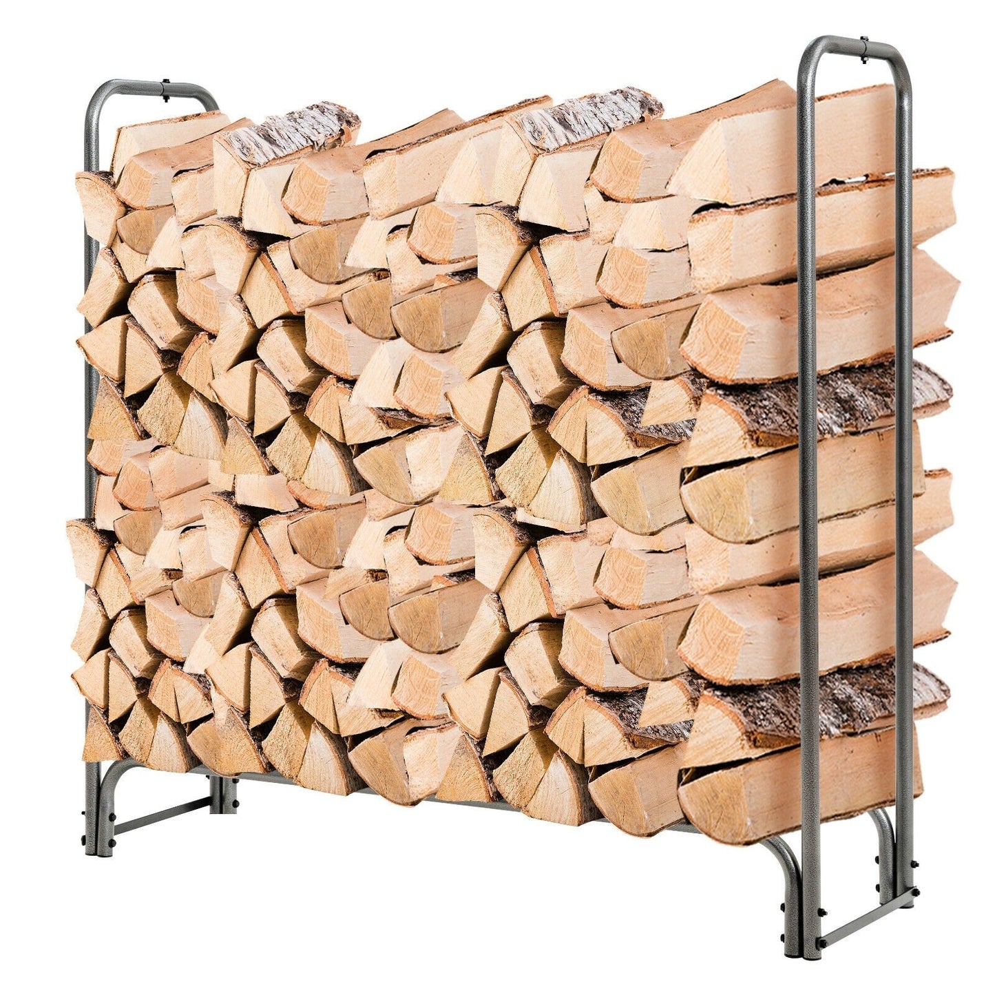 4 Feet/5 Feet/6 Feet/8 Feet Firewood Storage Log Rack-6 Feet