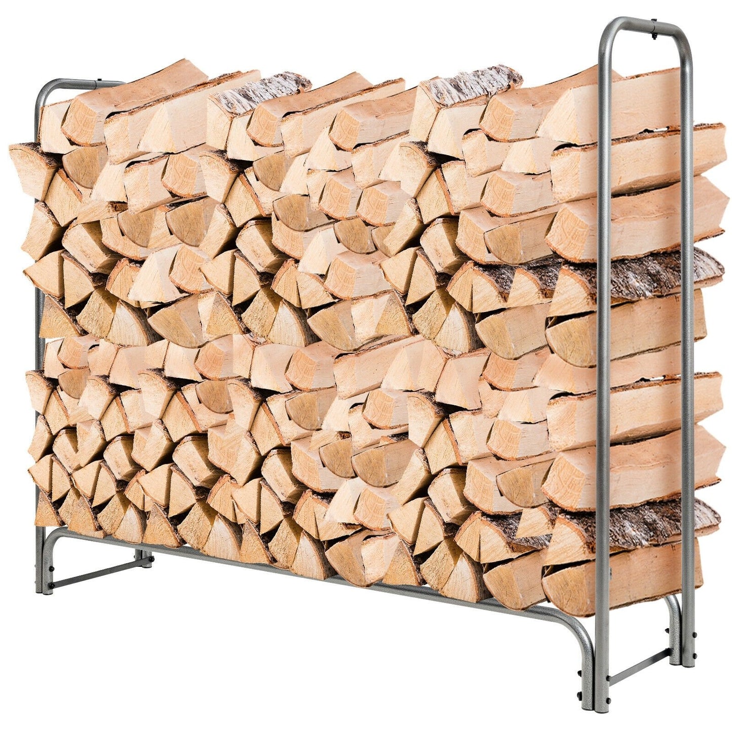 4 Feet/5 Feet/6 Feet/8 Feet Firewood Storage Log Rack-6 Feet