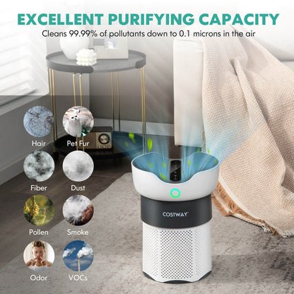 Air Purifier with Sleep Mode for Home Office up to 1300 Sq Ft