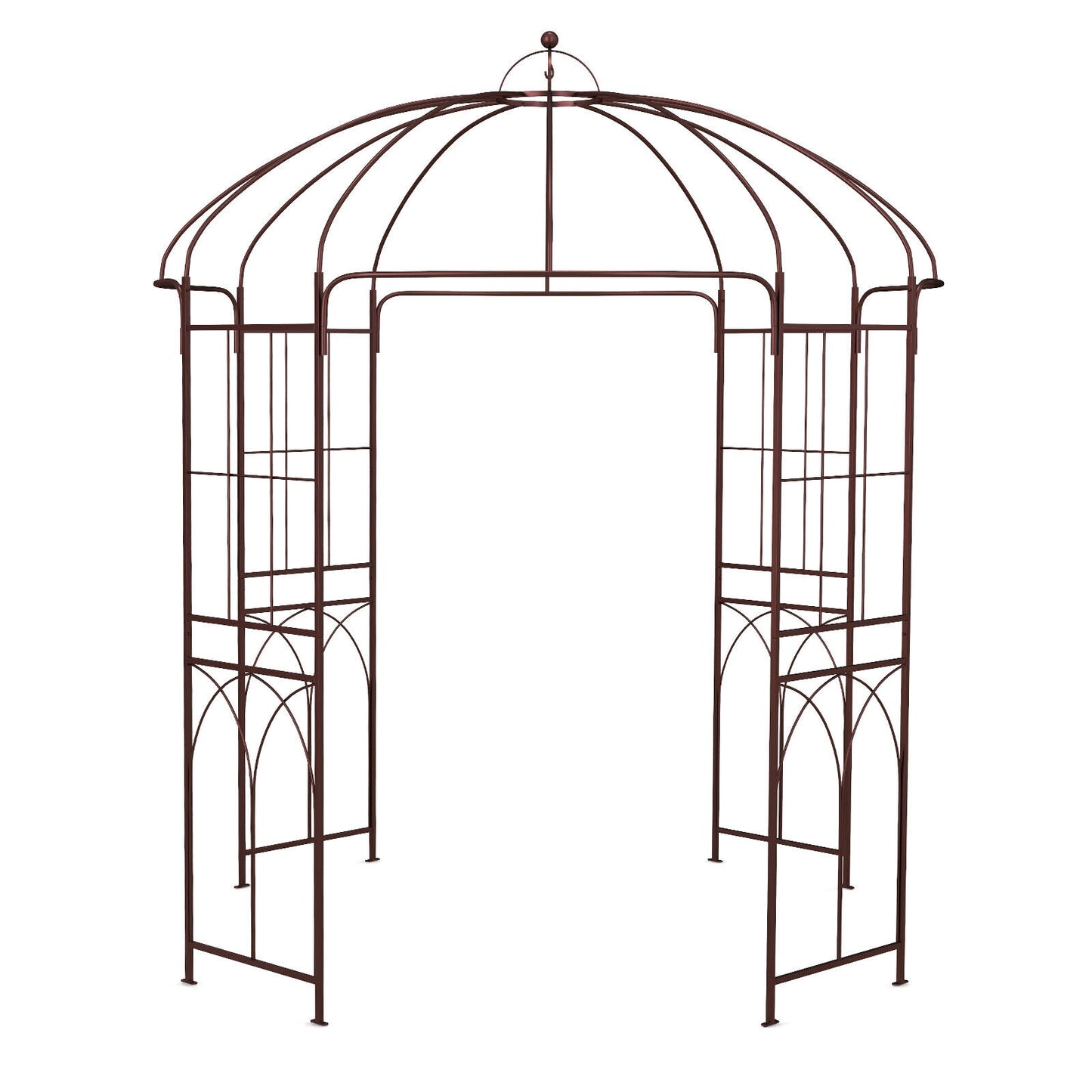 8.4 x 7 Feet Wide Birdcage Shape Garden Arbor
