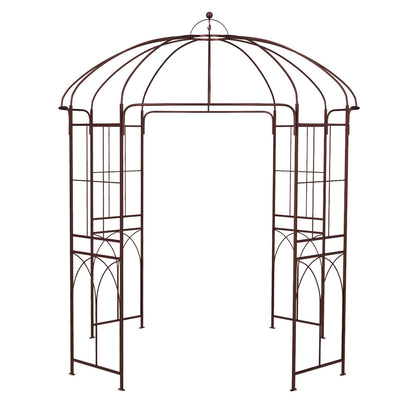 8.4 x 7 Feet Wide Birdcage Shape Garden Arbor