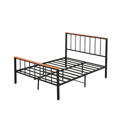 Full/Queen Bed Frame with Headboard and Footboard-Full Size