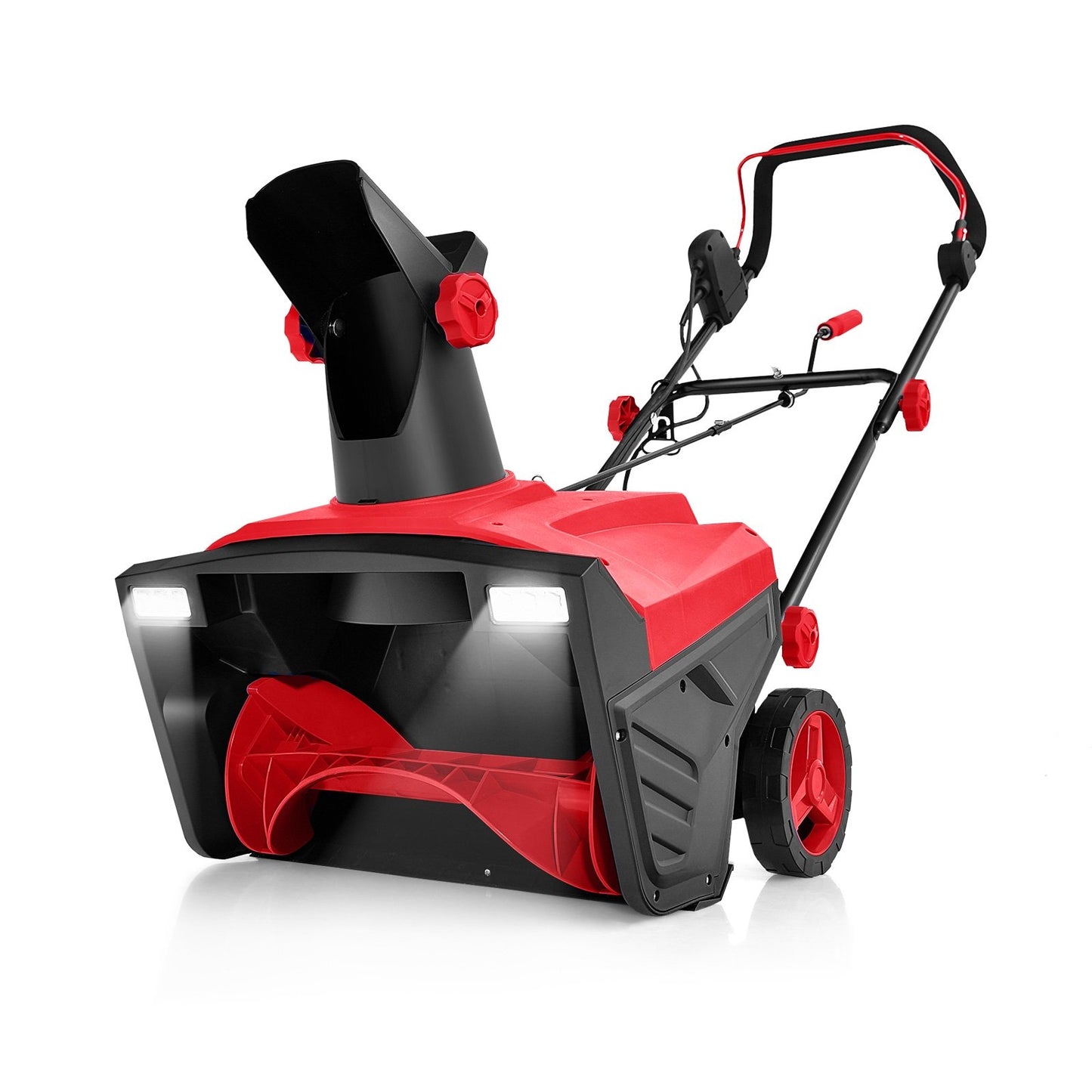 20 Inch 120V 15Amp Electric Snow Thrower  with 180° Rotatable Chute-Blue