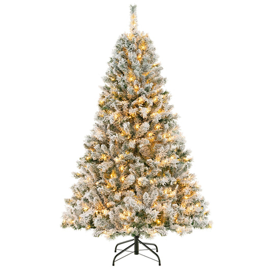 6ft artificial Christmas tree with quick-shape design, decorated for holiday decor, from Wilsons Home Store.