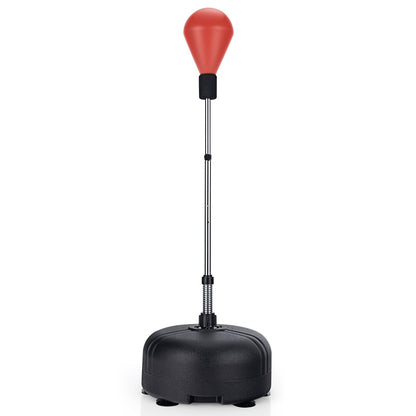 Adjustable Freestanding Punching Bag with Boxing Gloves for Adults and Kids