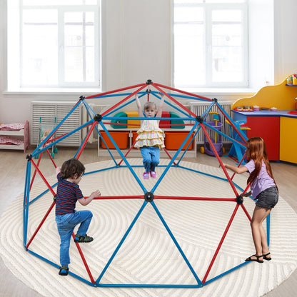 10 Feet Dome Climber with Swing and 800 Lbs Load Capacity-Green
