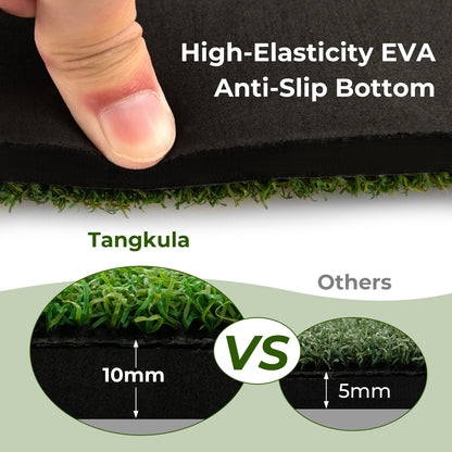 5 x 3 ft Artificial Turf Grass Practice Mat for Indoors and Outdoors-27mm