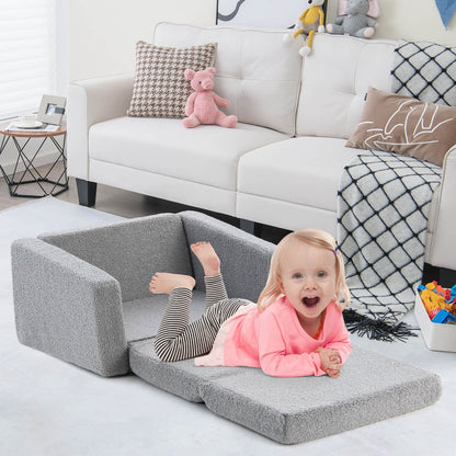 2-in-1 Children’s Convertible Sofa to Lounger-L