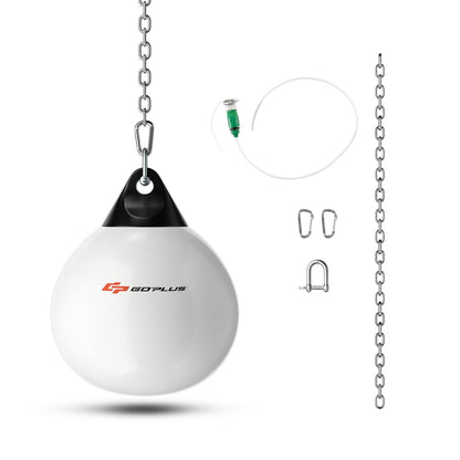 21 Inch Water Punching Bag with Adjustable Metal Chain-Black