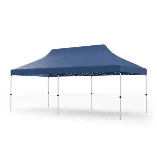 10 x 20 FT Pop-up Canopy Tent with Carrying Bag-Blue