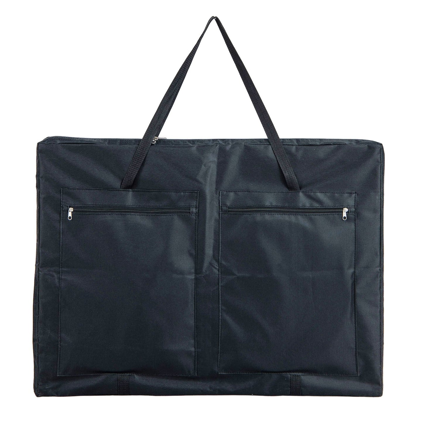 Wooden 4-in-a-row Game Set with 42 PCS Chips and 600D Oxford Fabric Carrying Bag-Blue