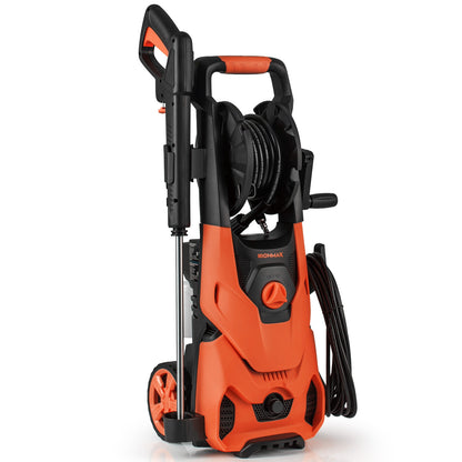 2150PSI Electric Pressure Washer 1.2GPM with 4 Quick Connect Nozzles and Foam Cannon-Green